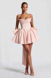 Trinity Mini Dress - Blush Dress Babyboo Fashion Premium Exclusive Design